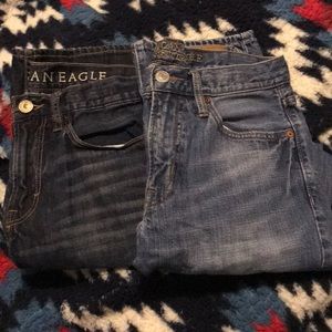 american eagle blue jeans